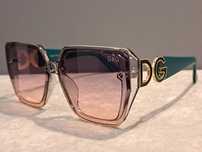 D&G nowe kolorowe damskie okulary przeciwsłoneczne złote logo