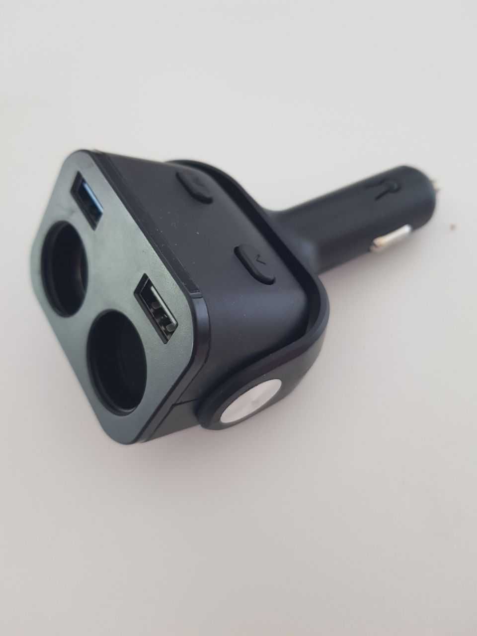 Car Charger Socket Splitter Adapter With 2 Usb
