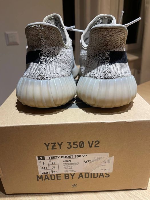 adidas Yeezy boost 350 v2 slate 41 black zebra onyx carbon white bo