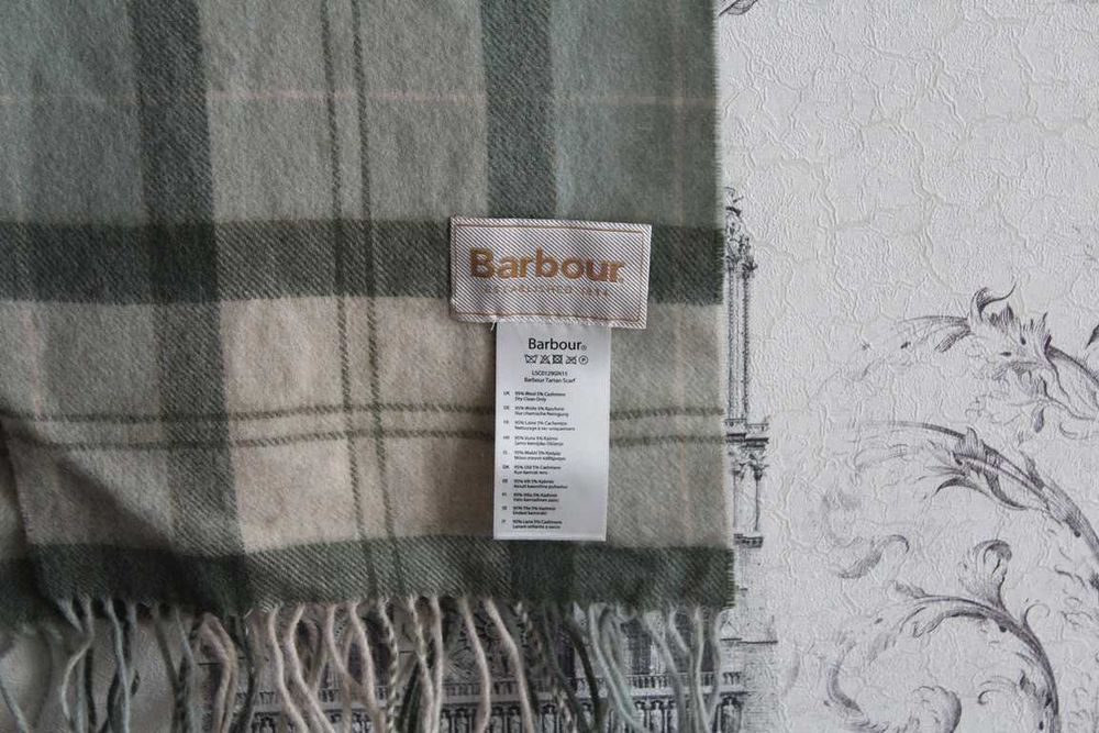 Шарф шерстяний Barbour Оригінал Шерсть+кашемір!