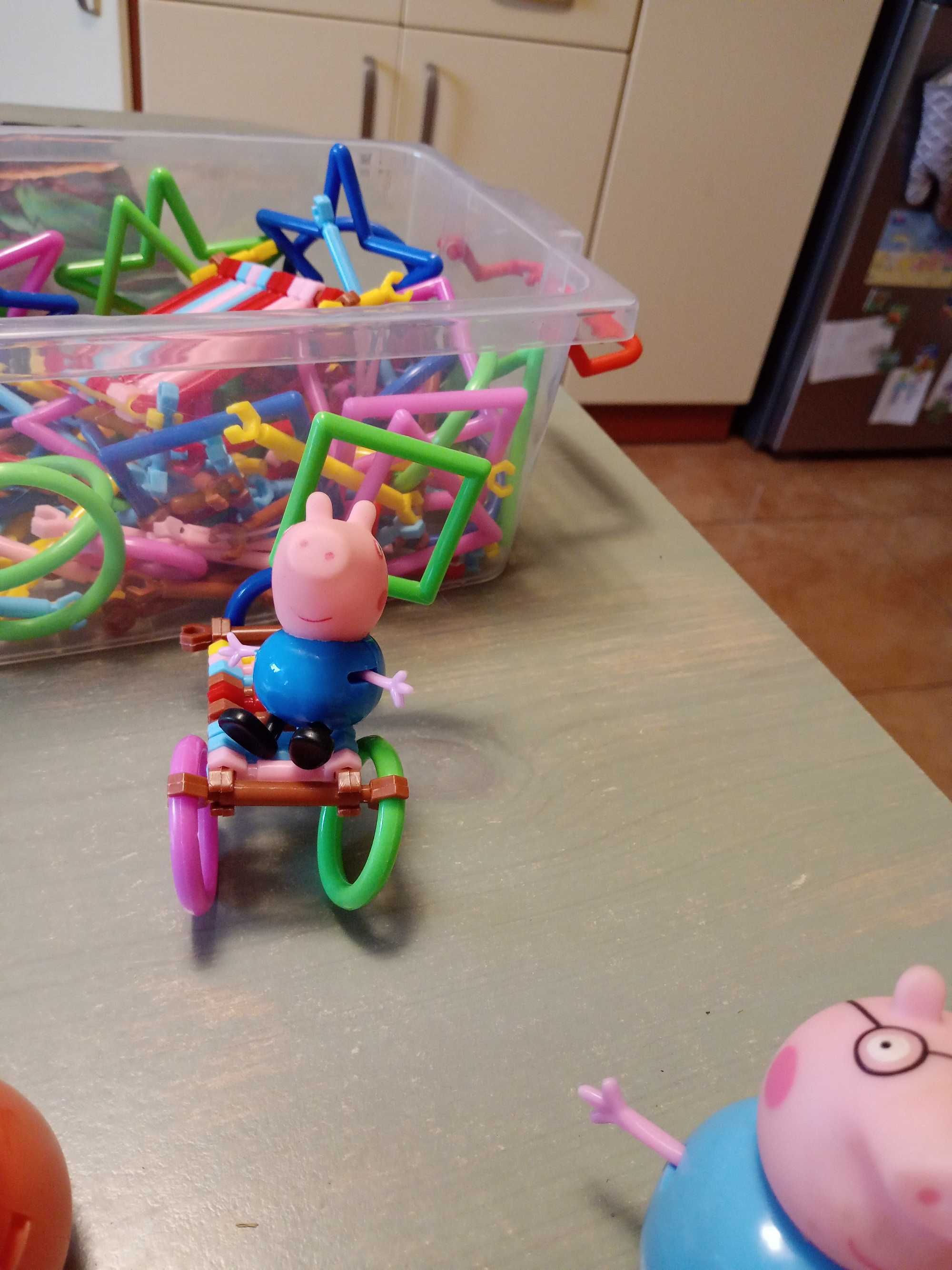 klocki konstrukcyjne kreatywne świnka Peppa