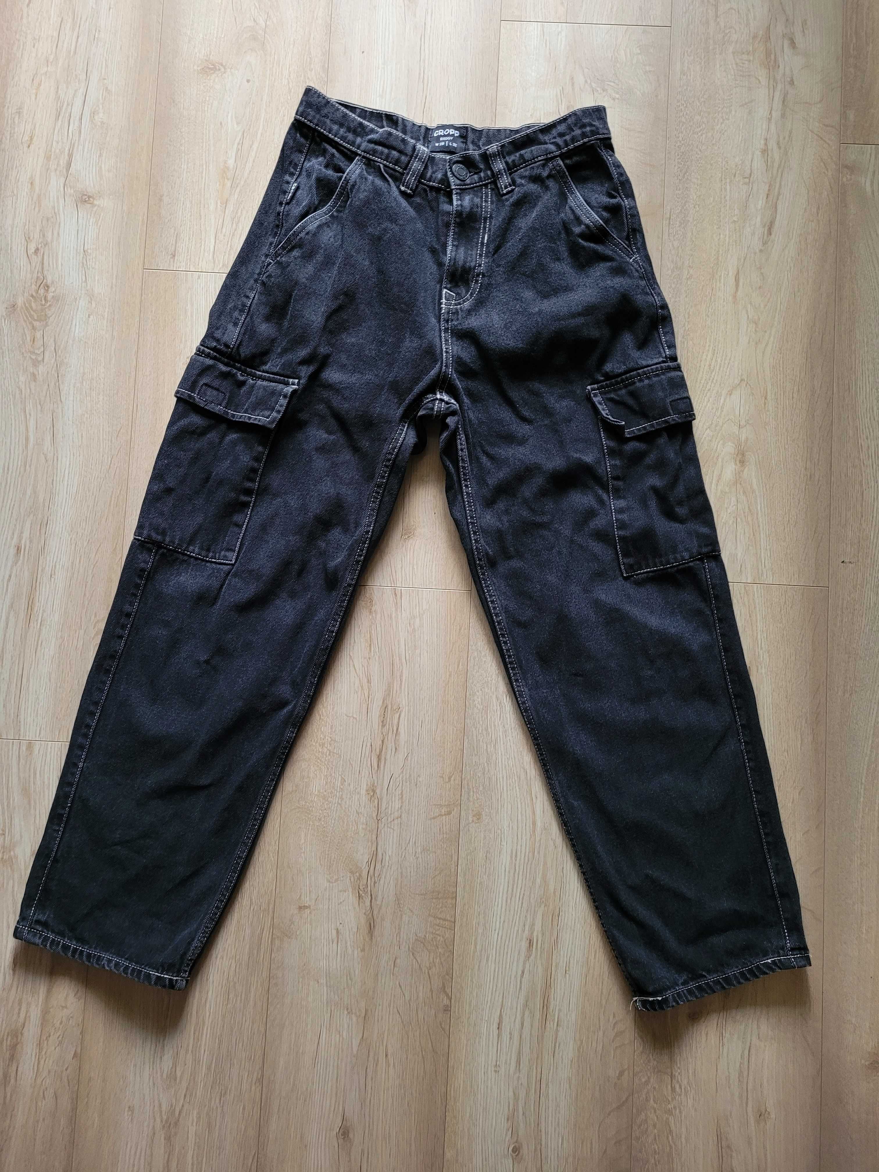 spodnie z kieszeniami baggy CROPP - rozm. W28 L32