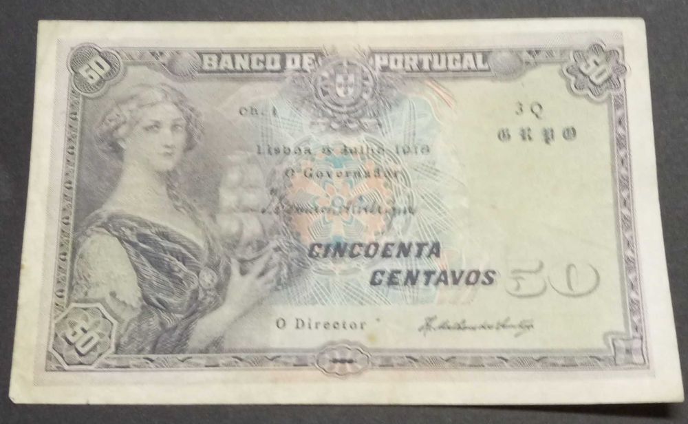 Nota de 50 centavos de 1918