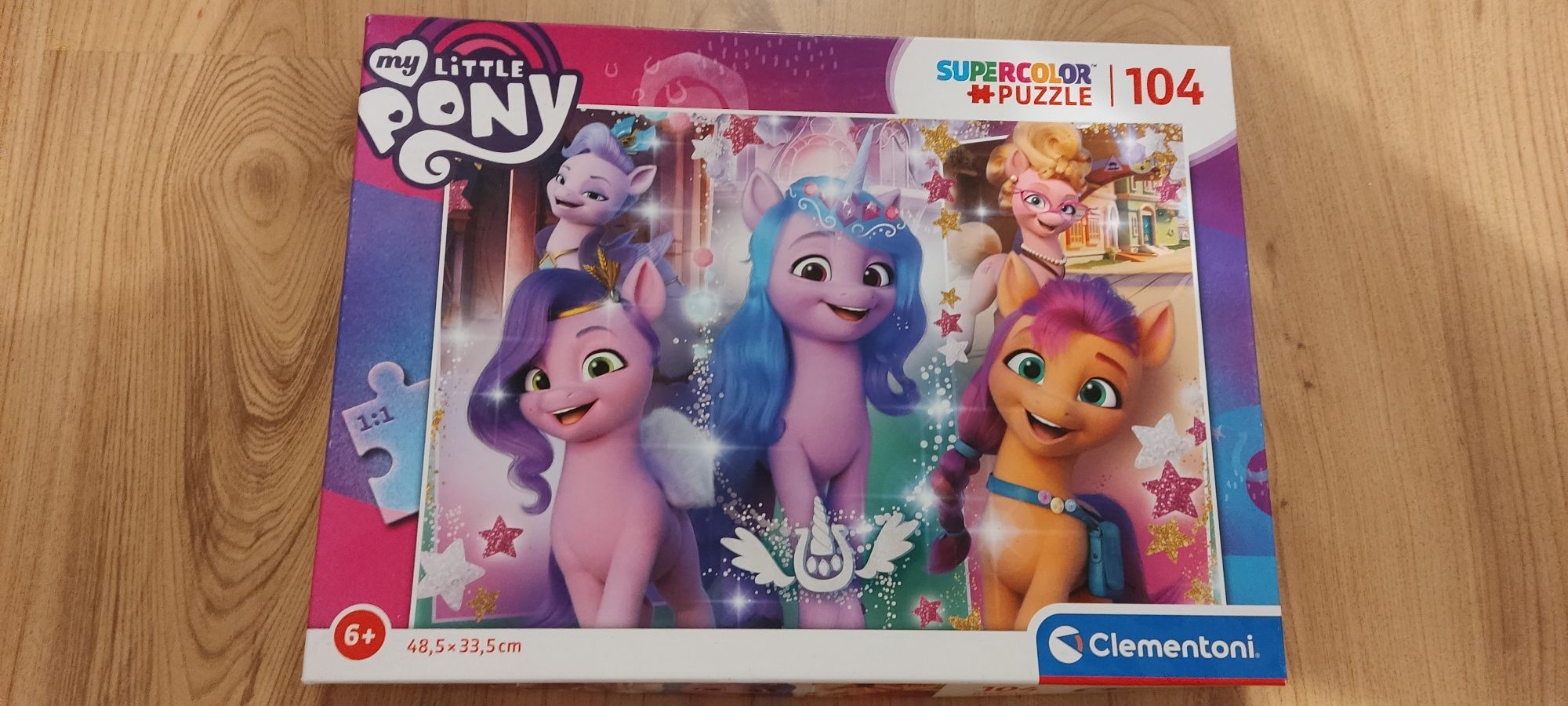 Puzzle 104 sztuki My little pony nowy