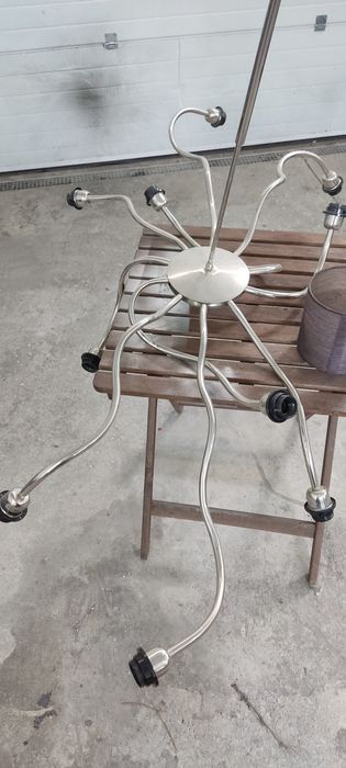 Candeeiro prata cromado