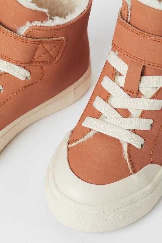 Утеплені хайтопи сапожки кеди черевики чоботи H&M Zara