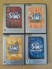 Jogos PC Sims 1 expansões Hot Date/Superstar/On Holiday e Makin'Magic