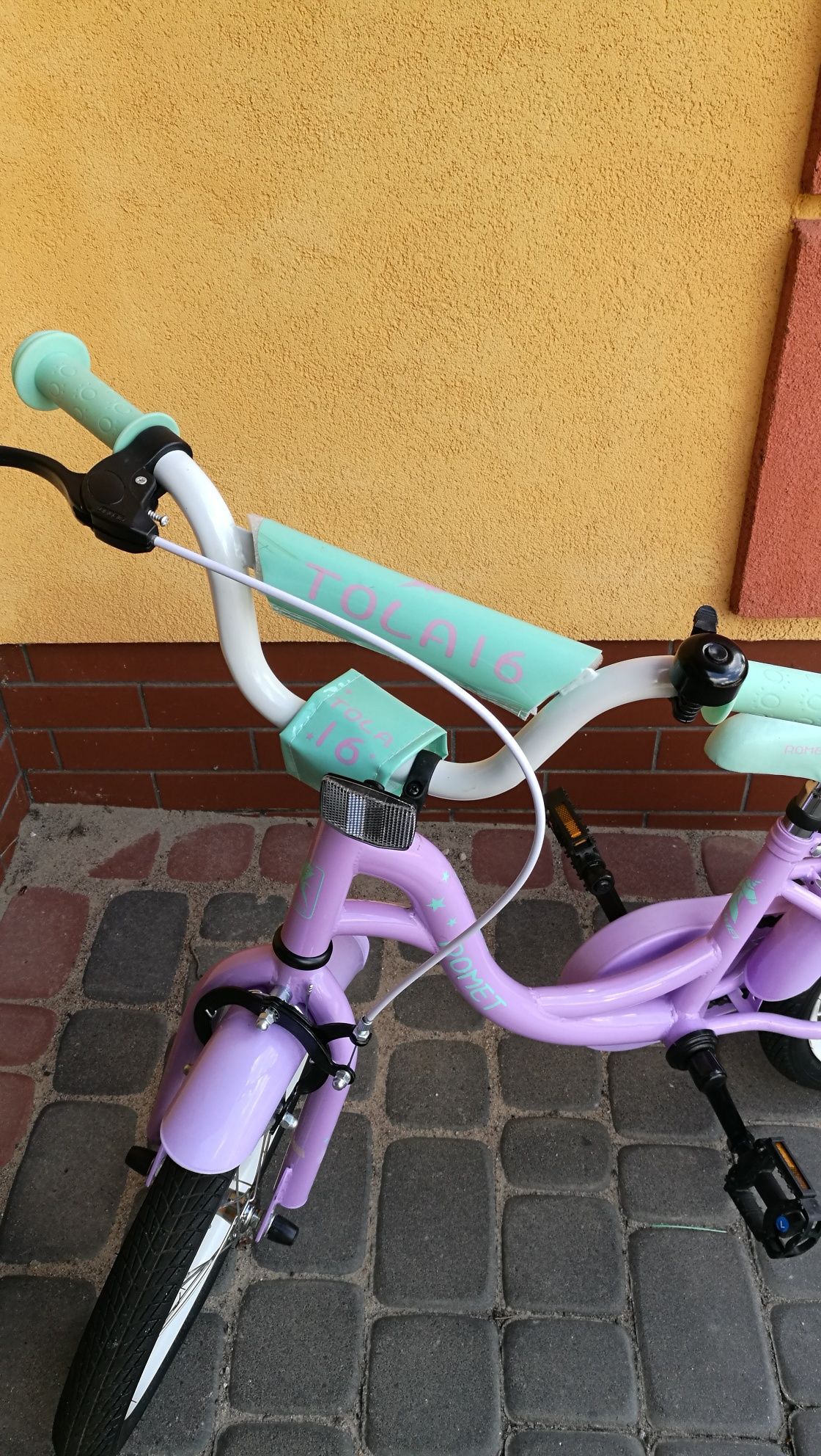 Rowerek rower dziecięcy Romet Tola 16 kółka boczne niska rama Jak Nowy