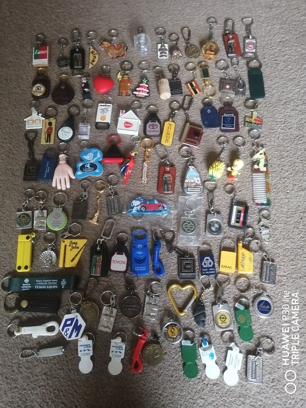 Colecção de porta chaves