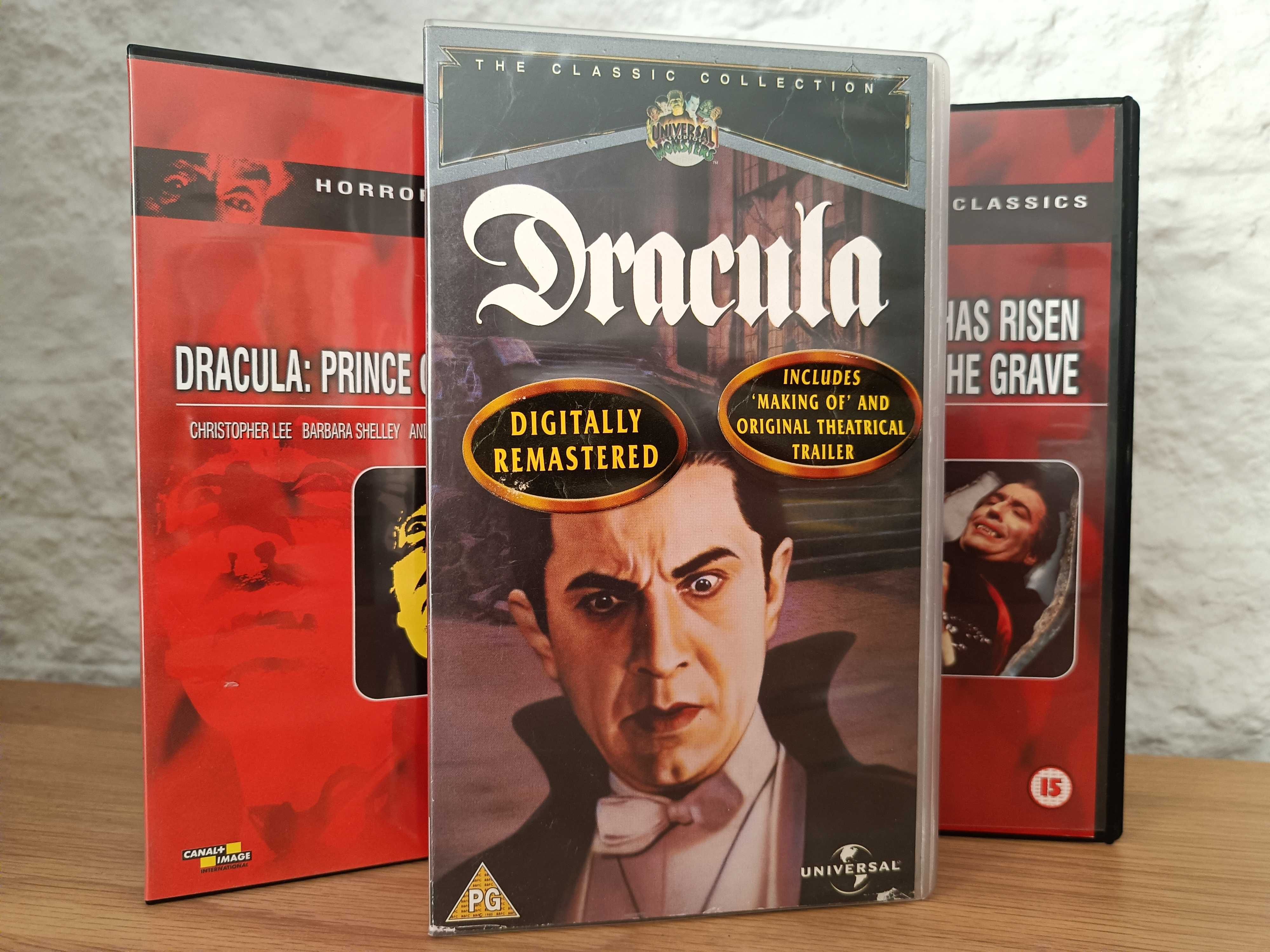 Filmes VHS Dracula e Hammer