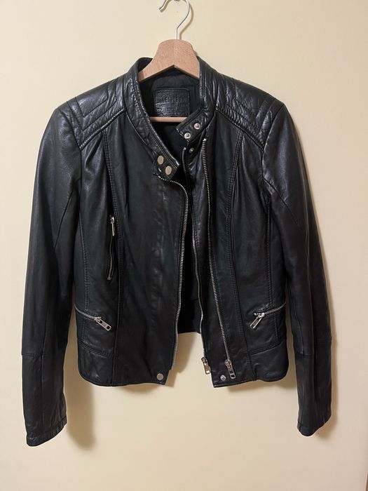 Ramoneska, skórzana kurtka, skóra, motycyklowa, zara