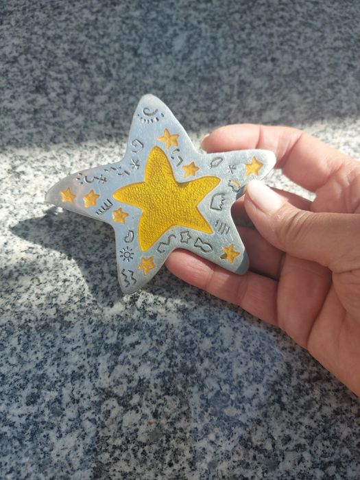 Gancho de cabelo - Estrela do Mar