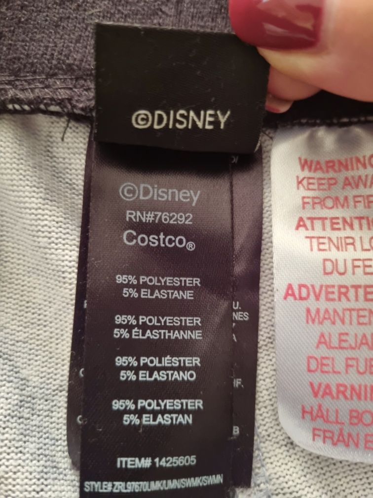 Disney ciepła piżama damska rozmiar L