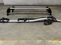 Barras de tejadilho + suporte de bicicleta para RR Evoque 2020-xxxx