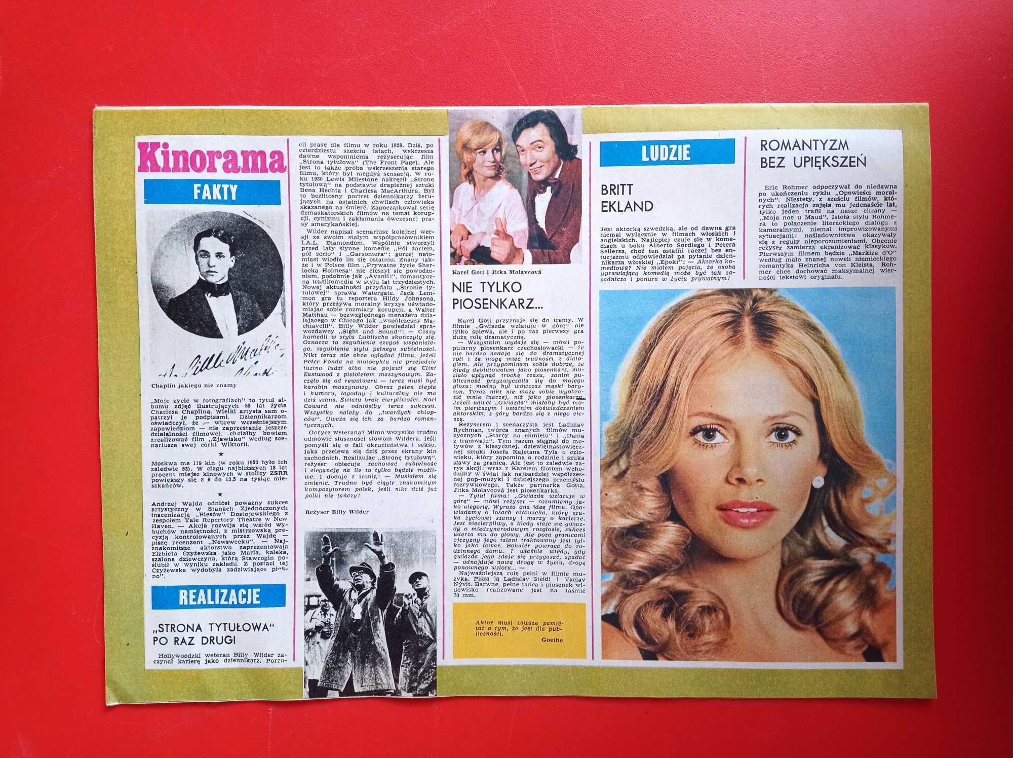Magazyn FILM nr 47, 24 listopada 1974, Teresa Budzisz-Krzyżanowska