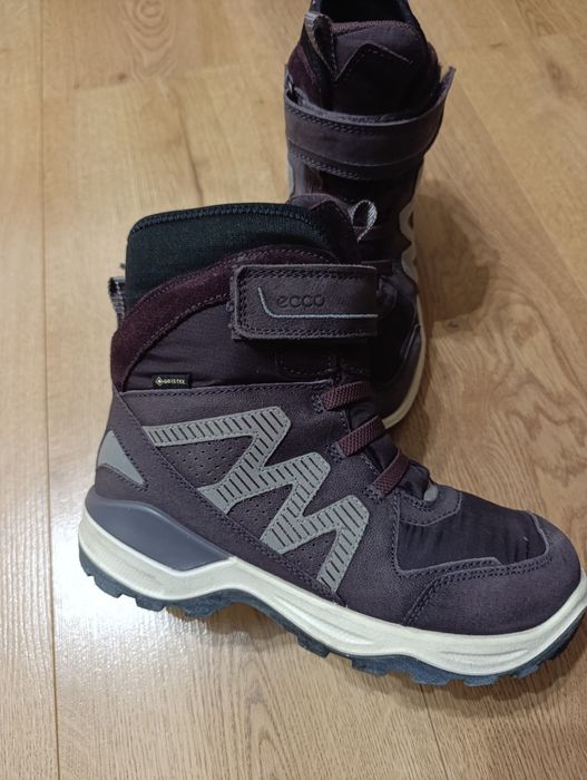 Зимові чобітки Ecco 35 р 22.5 см зимние ботинки сапоги сапожки экко