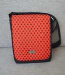 Torebka Listonoszka f. Nessi sportswear Galaxy Red,  czerwona