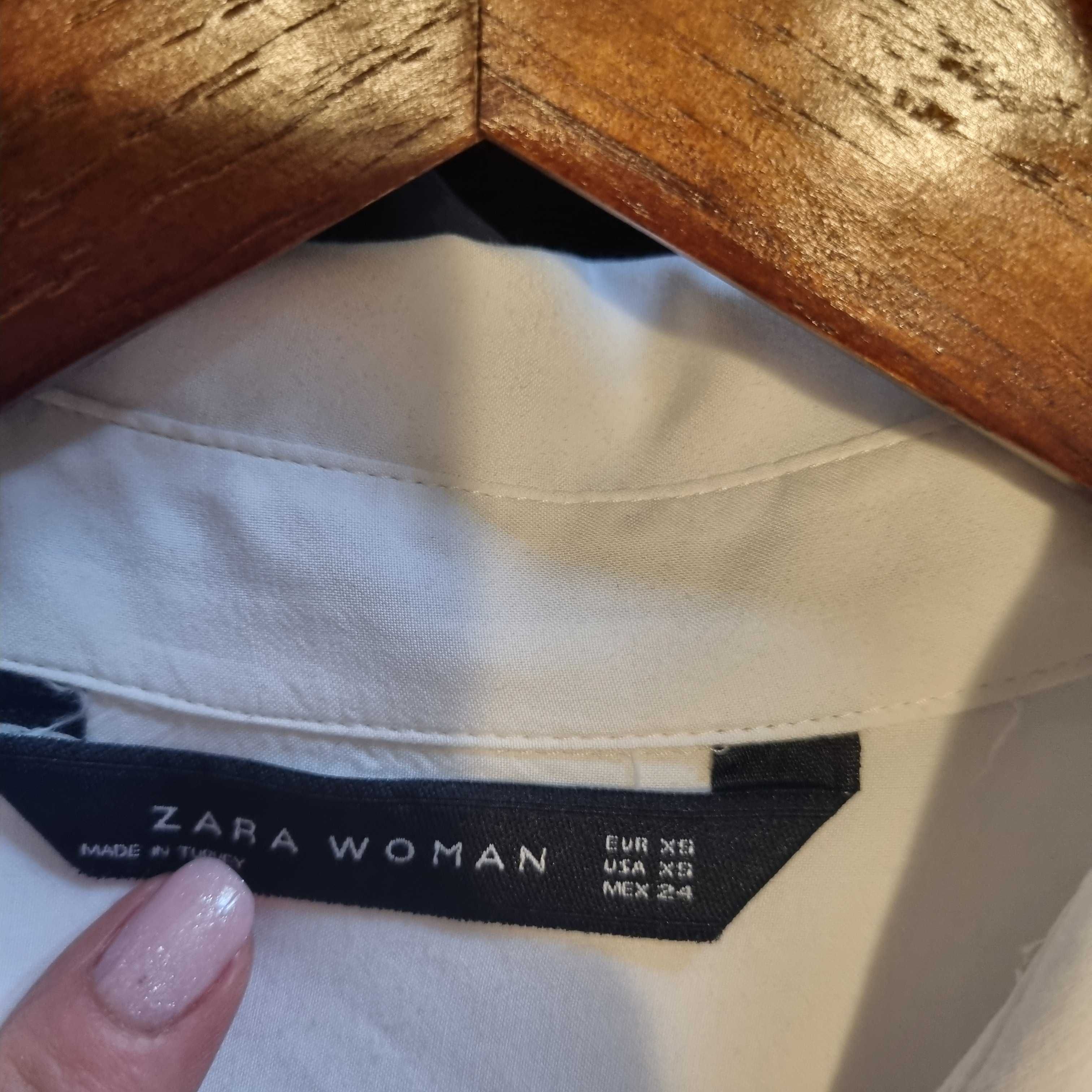 Oversizowa damska koszula Zara Women rozm.XS