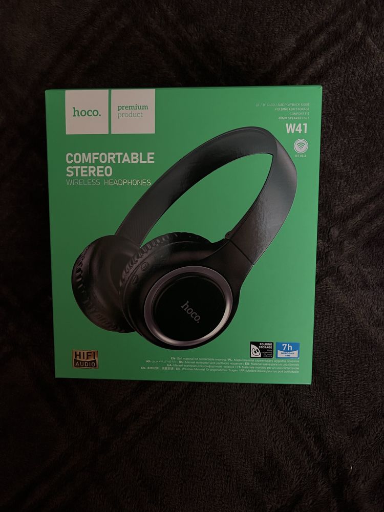 Бездротові навушники Носо W41 Charm Bluetooth(black]