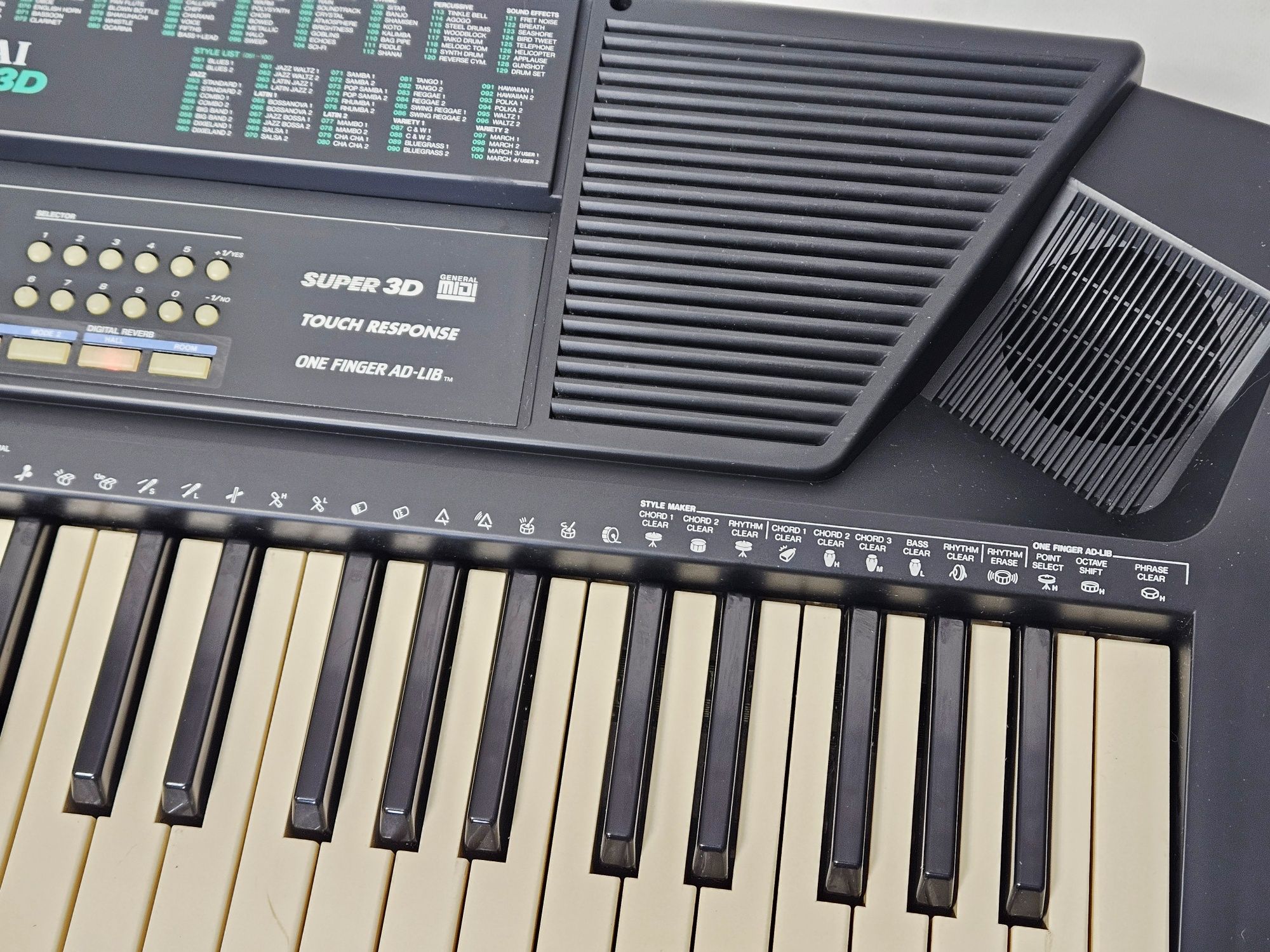 Japoński keyboard Kawai Super 3D X50-D, Dynamiczna klawiatura