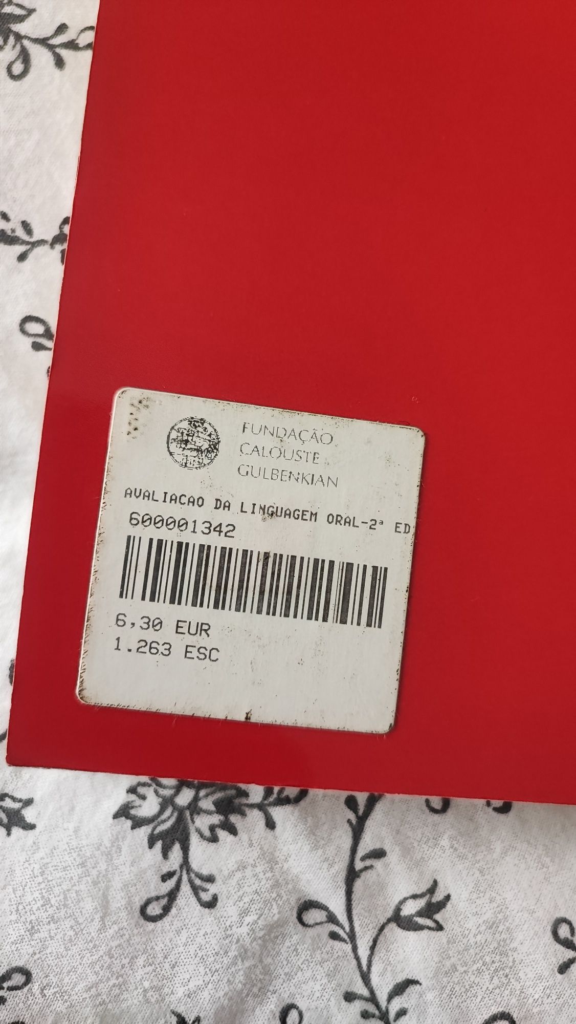 Livro " Avaliação da linguagem oral"