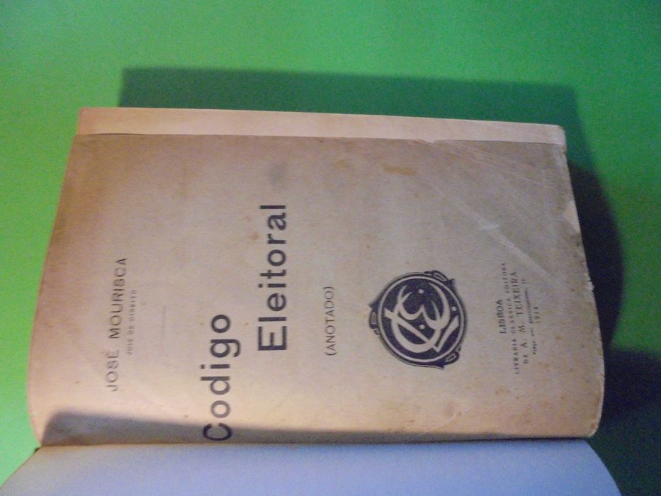 Mourisca (José);Código Eleitoral (Anotado);1914