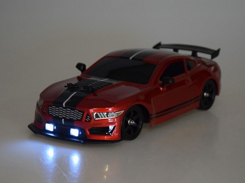 Auto Rc Drift 4X4 1:16 Duże Ford Shelby Czerwony