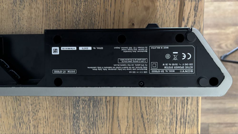 Soundbar Sony SA-XF9000 - Subwoofer Sony aktywny SA-WXF9000