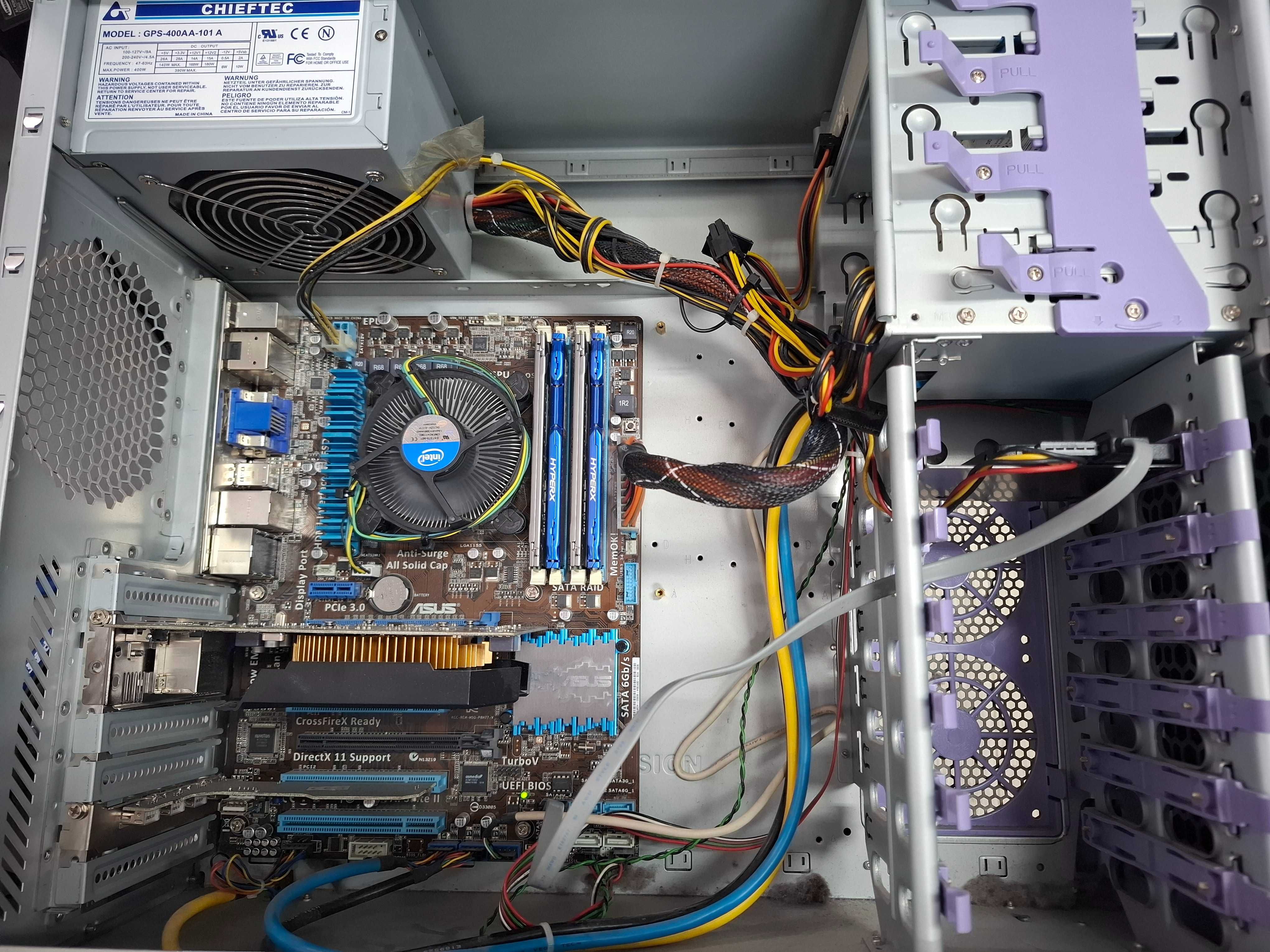 Komputer i7 3gen 16 GB RAM Asus P8H77-V GF750TI 120GB SSD Chieftec W10