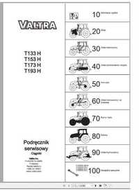 Instrukcja Napraw Valtra T 133 H, T 153 H, T 173 H, T193 H, PL