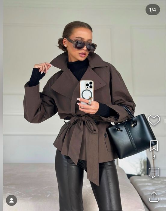 Стильний трендовий тренч H&M (М)