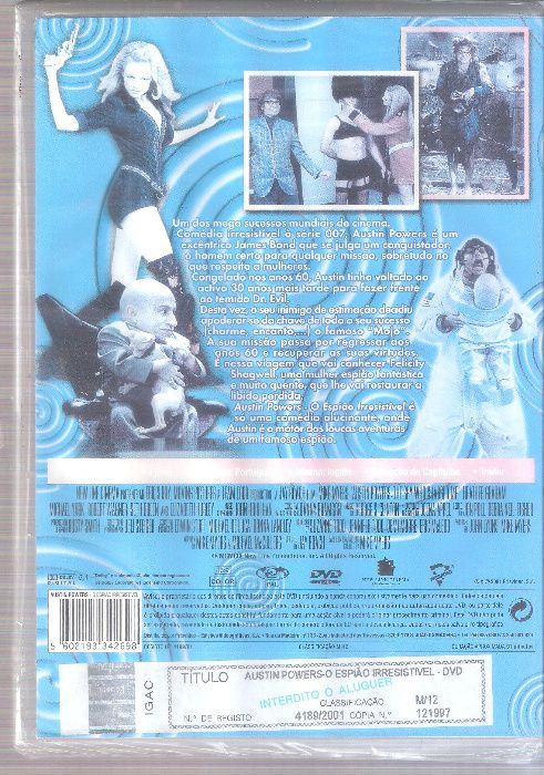 Filme DVD "Austin Powers O Espião Irresistivel"
