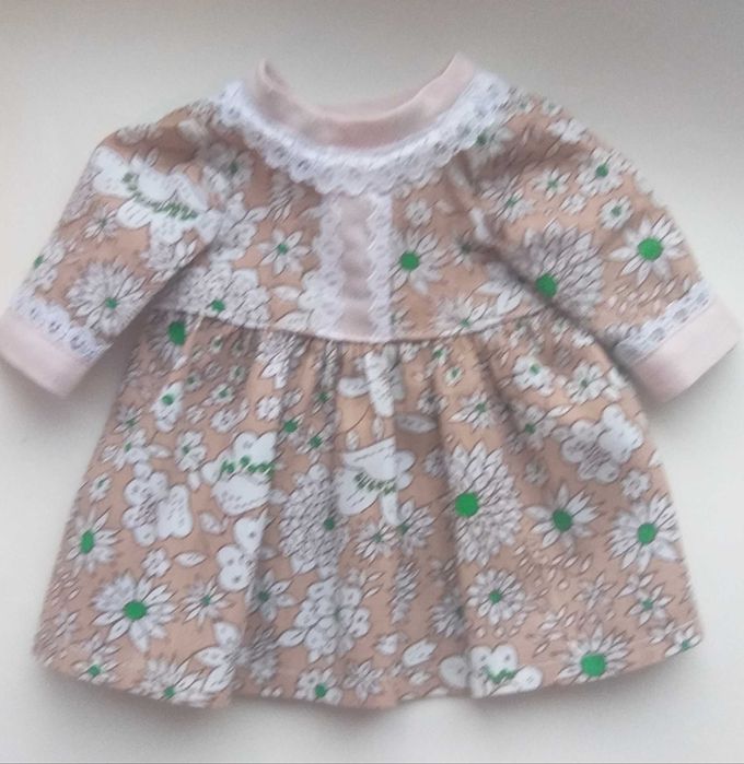 Сукня для ляльки ГДР 28-32 см одяг платье для куклы одежда