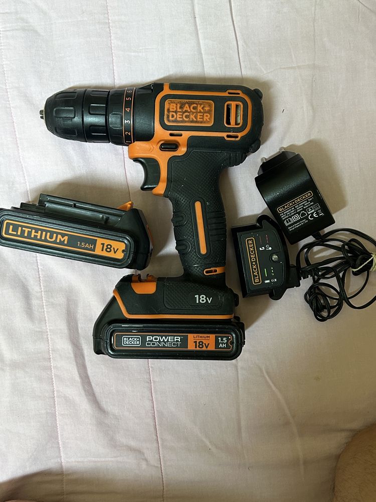 Wkrętarka Black+Decker 18V