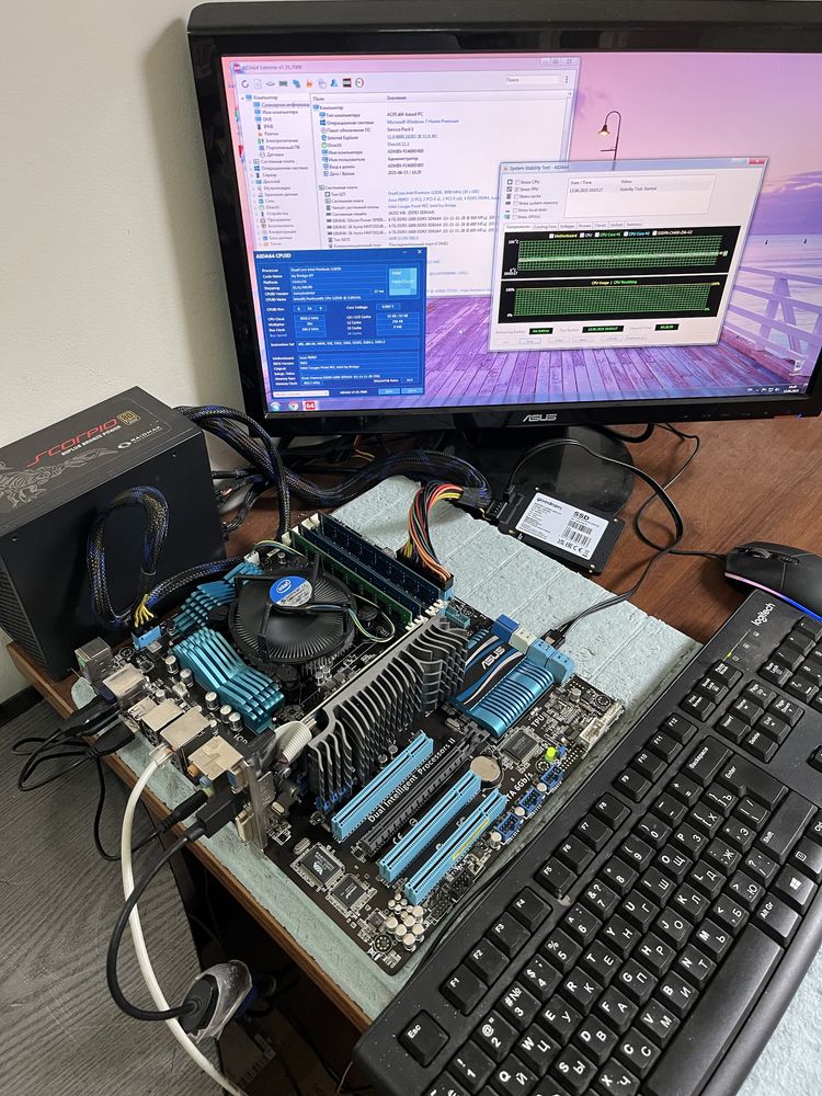 Материнская плата ASUS P8P67 s1155 DDR3 INTEL XEON Support