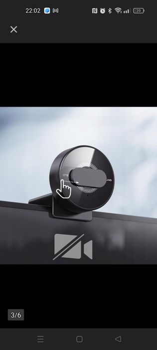 EMEET Kamera Internetowa 4K 8MP Autofokus Mikrofon USB Plug&Play