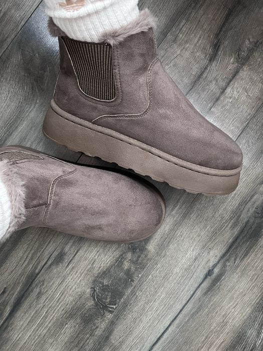 Śniegowce buty zimowe futro r.40 wkł.26cm jak ugg badura