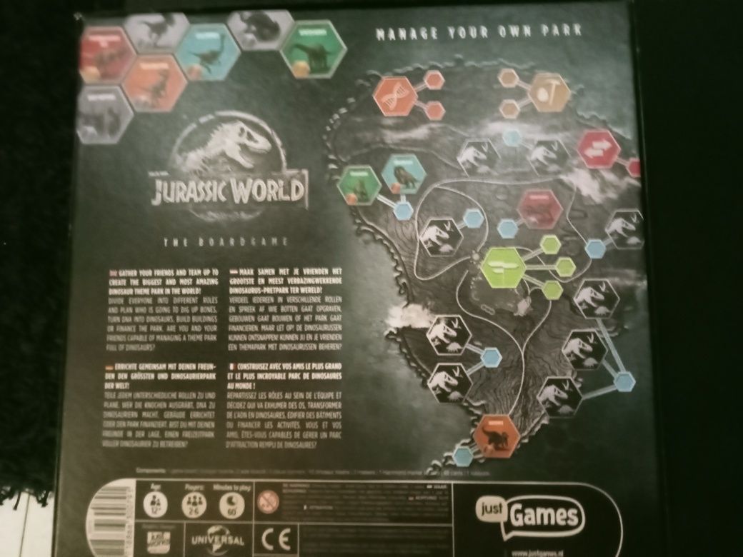 Jogo de tabuleiro Jurassik World  Family Fun