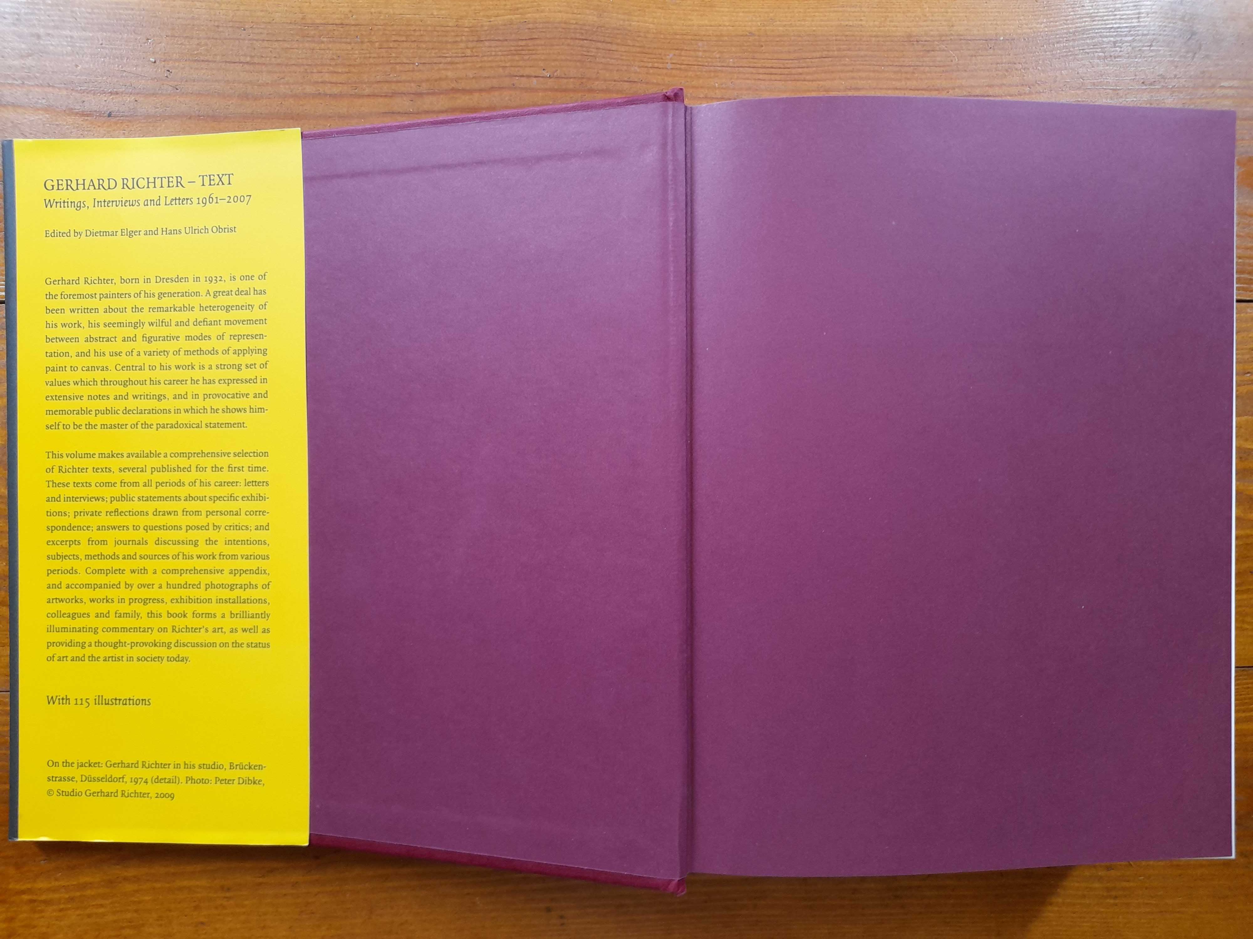 Gerhard Richter, Text