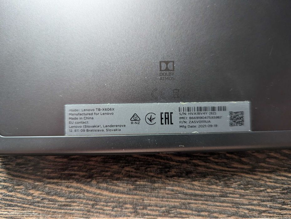 Lenovo TB-X606X 4/128 LTE Iron Grey