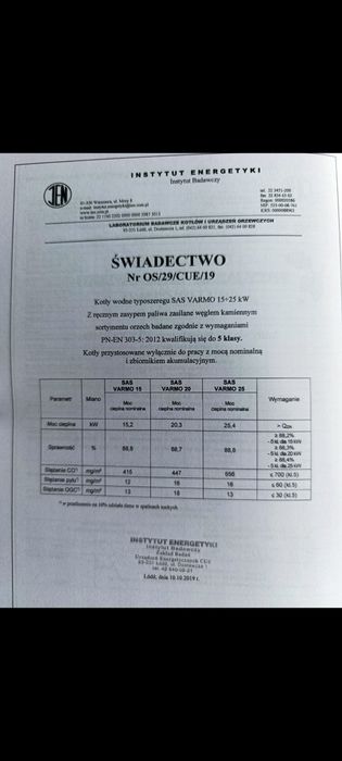 SAS VARMO 25KW kocioł zasypowy