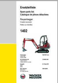 katalog części  Wacker 1402