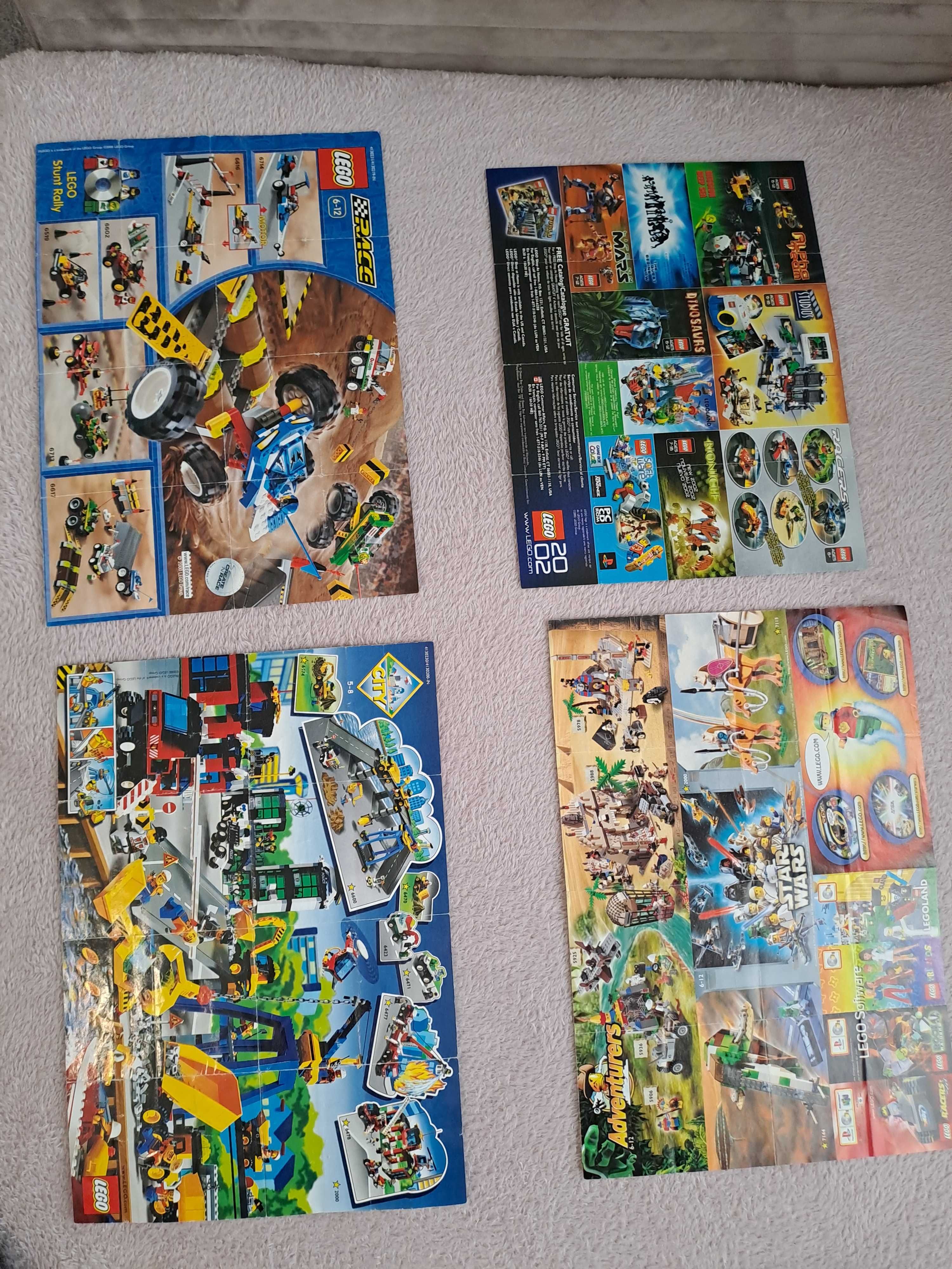 Lego. Plakaty. 4 szuki . Używane.