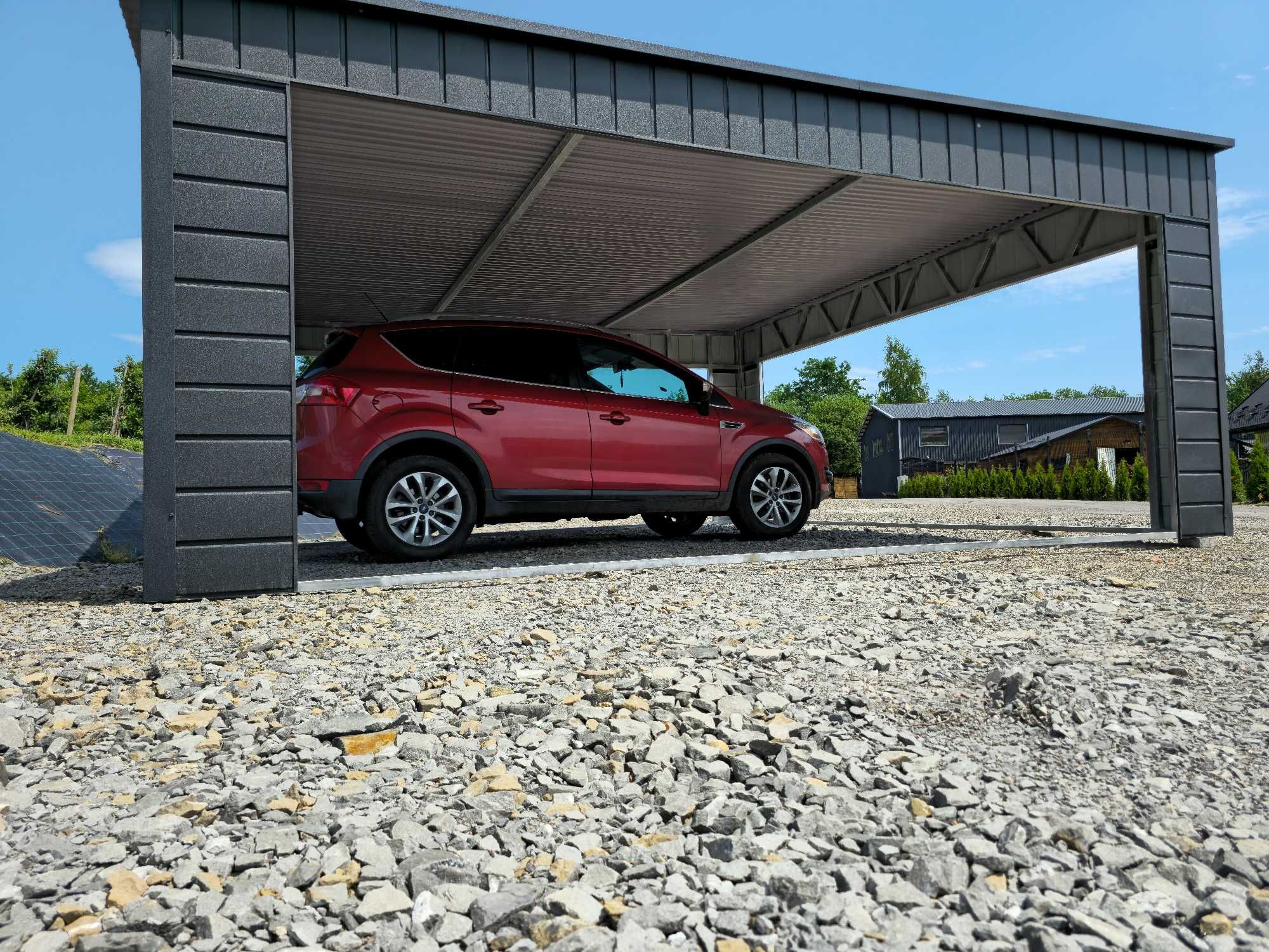 Nowoczesna Wiata Samochodowa Carport