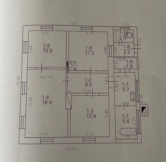 Продам ділянку 10 сот. з будинком 100м2 і 3-ма гаражами (під СТО)