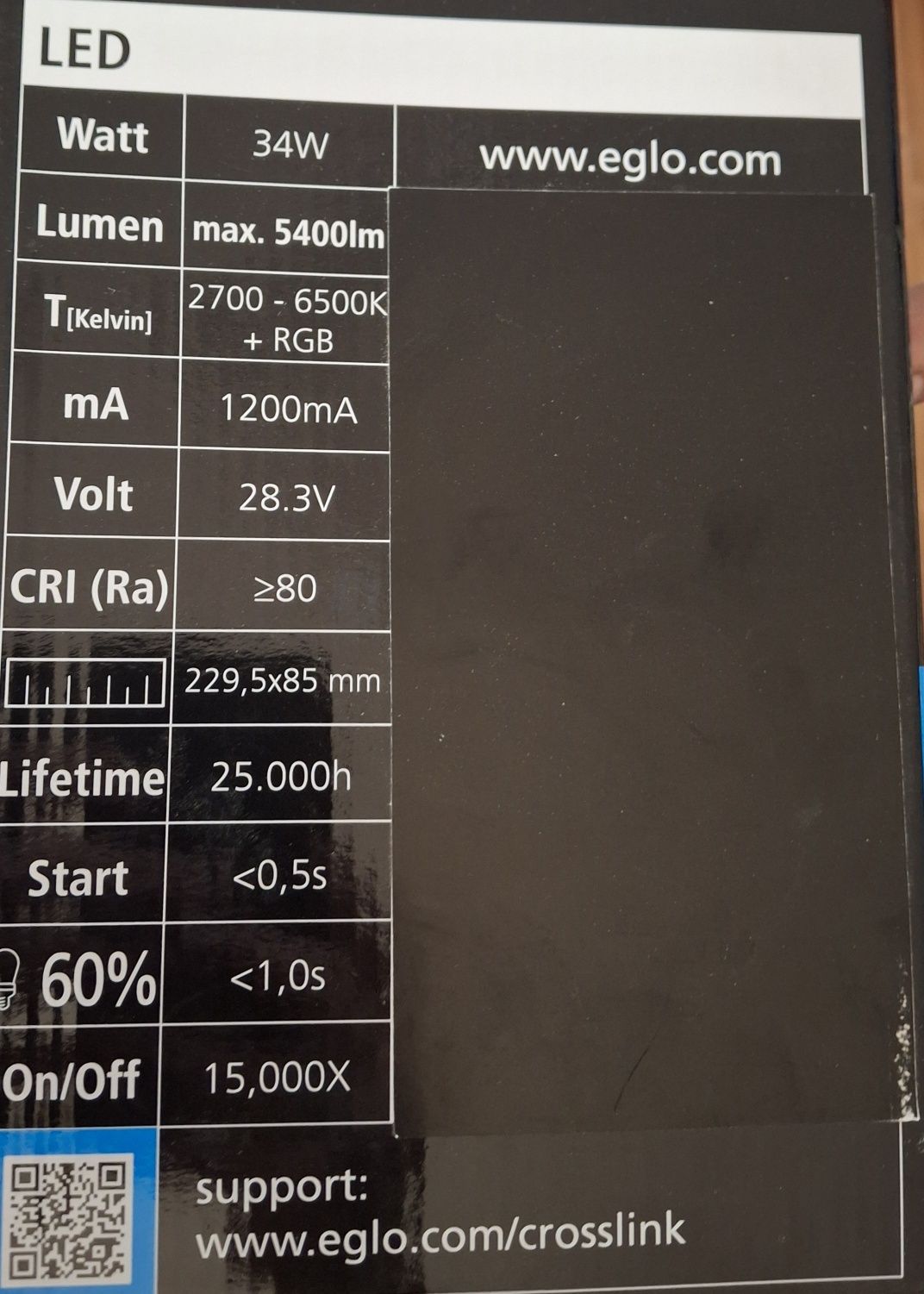 Lampa, Plafon okrągły, LED, Eglo 33271