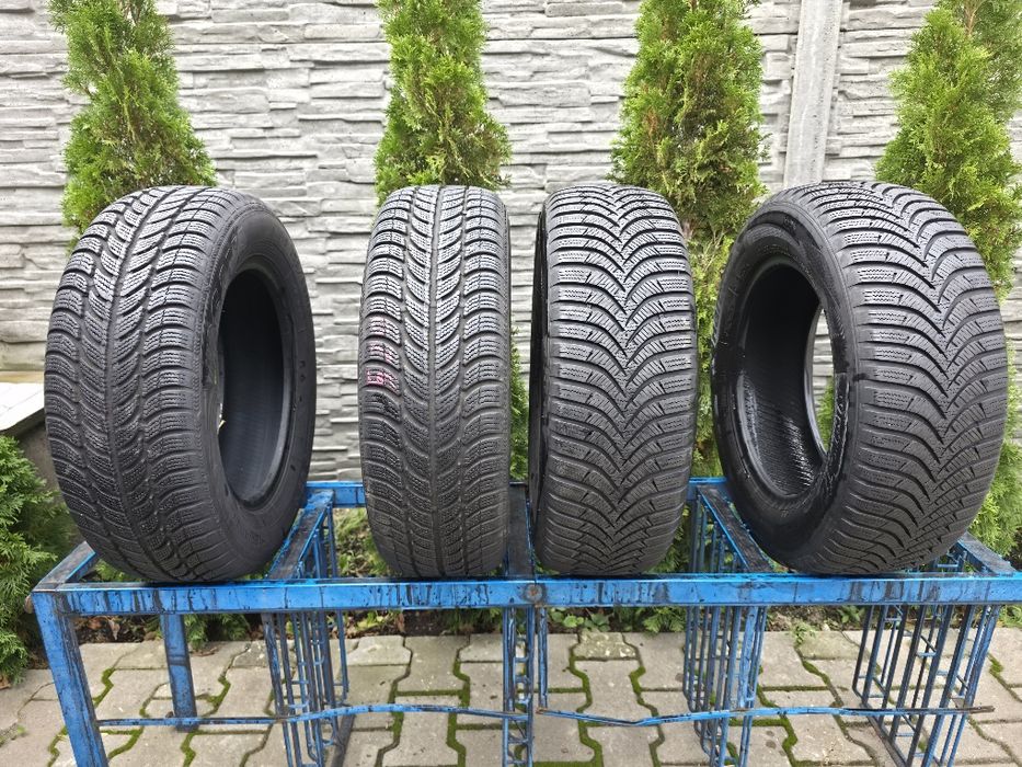 4szt zima 195/65-15 2x Hankook 91T 6.5mm + 2x Sava 91T 6mm