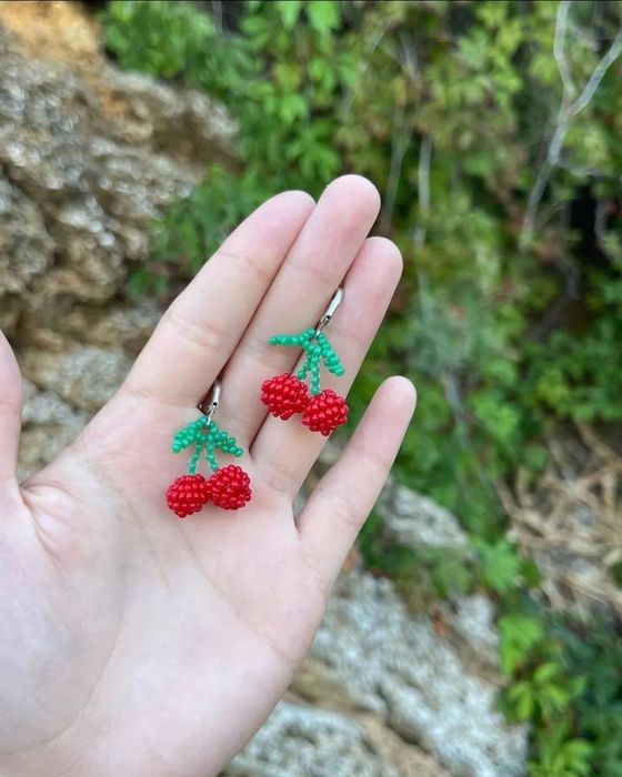 Сережки - вишеньки