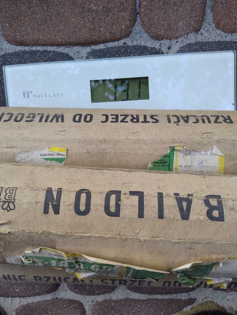 Baildon elektrody do kwasówk 19 kg i markowe kwasowe do stali  es 18