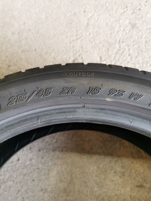 Para opon 215/45R18 93W Michelin Pilot Sport 3 z 2015r.
